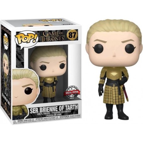 Figura Funko Pop! Televisión Juego de Tronos Ser Brienne Of Tarth Modelo 87 | 45047 Edición Especial | Outlet | Caja Dañada