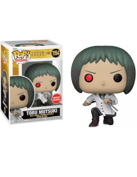 Figura Funko Pop! Animación Tokyo Ghoul: Re Toru Mutsuki Modelo 1154 | 64936 Edición Exclusica Game Stop | Outlet  | Caja Dañada