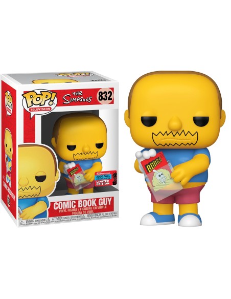 Figura Funko Pop! Televisión Los Simpsons El Chico de la Tienda de Comics Modelo 832 | 48573 Edición Limitada