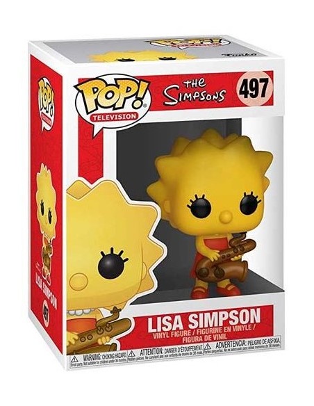Figura Funko Pop! Televisión Los Simpsons Lisa Simpson Modelo 497 | 33877