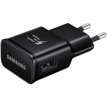 Cargador Samsung Modelo TA200EBE Carga Rápida Con USB C En Negro Estado Nuevo