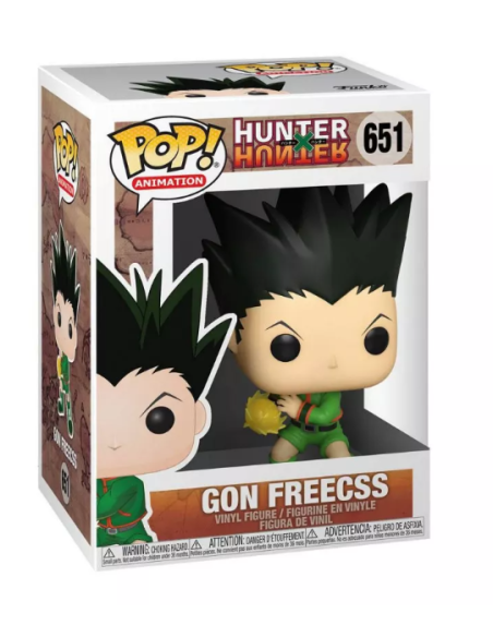 Figura Funko Pop! Animación Hunter X Hunter Gon Freecss Modelo 651 | 41062 | Outlet Caja Dañada