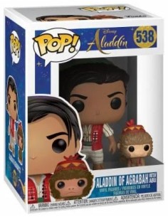 Figura Funko Pop! Disney Aladdín de Agrabah con Abu... 2