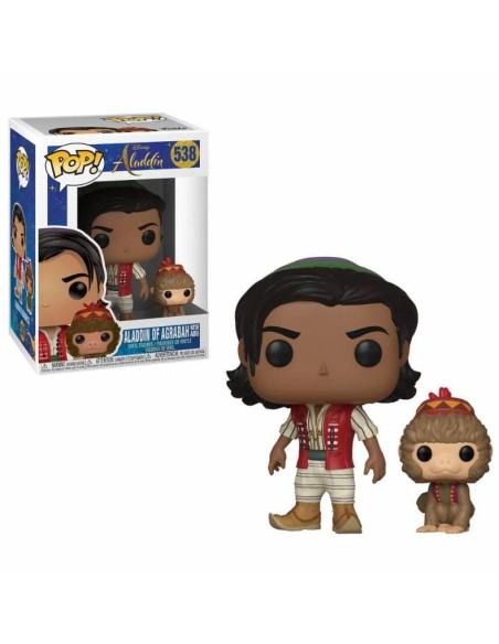 Figura Funko Pop! Disney Aladdín de Agrabah con Abu Modelo 538 | 37022