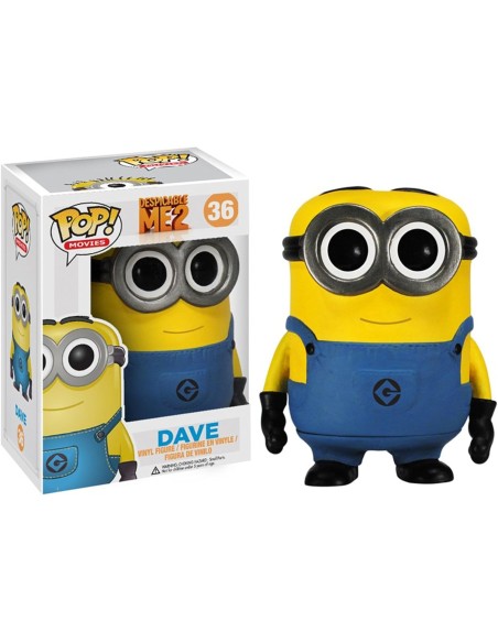 Figura Funko Pop! Películas Gru 2: Mi Villano Favorito Dave Modelo 36 | 03371