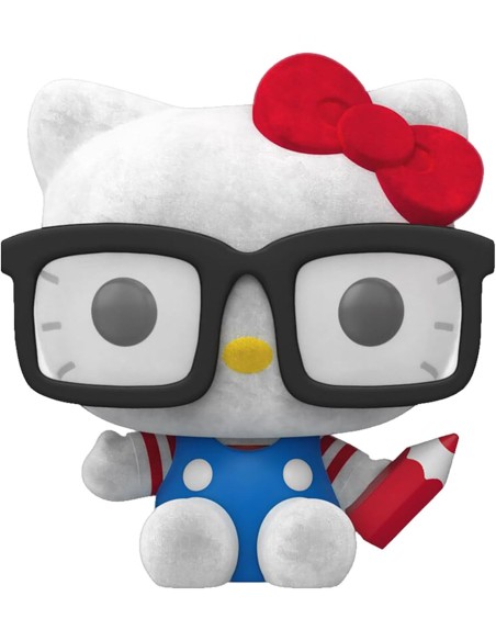 Figura Funko Pop! Hello Kitty Hello Kitty Modelo 65 | 75525 Edición Especial Flocked
