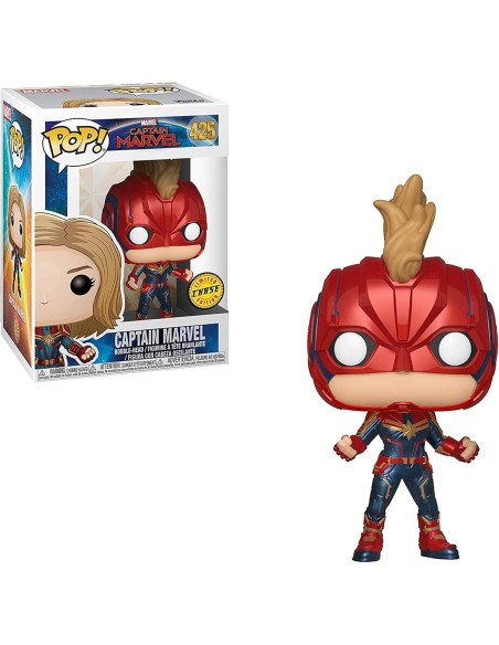 Figura Funko Pop! Marvel Capitana Marvel Modelo 425 | 36341 Edición Chase