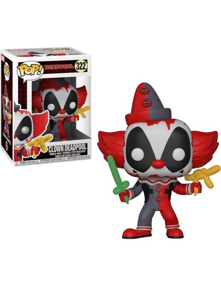 Figura Funko Pop! Marvel Deadpool Deadpool Payaso Modelo 322 | 31120