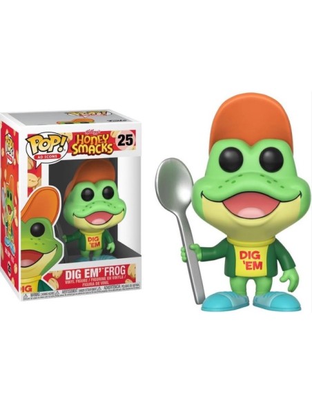 Figura Funko Pop! Iconos Kellogg´s Honney Smacks Dig Em´ Frog Modelo 25 | 30674