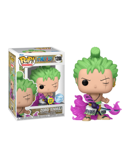 Figura Funko Pop! Animación One Piece Zoro (Enma) Modelo 1288 | 65028 Edición Especial Brilla en la Oscuridad