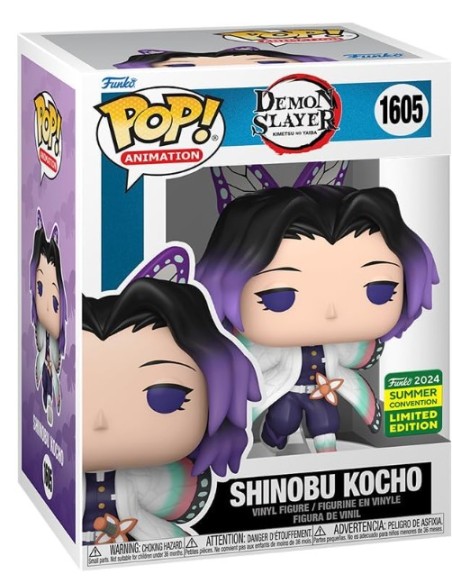 Figura Funko Pop! Demon Slayer Shinobu Kosho Modelo 1605 | 78265 Edición Limitada Convención Verano 2024