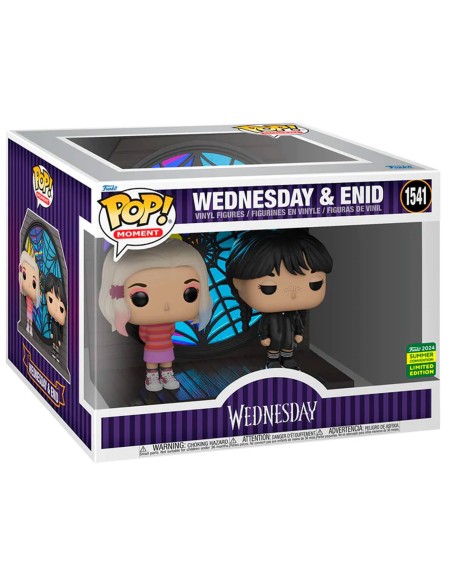 Figura Funko Pop! Moment Miércoles Miércoles y Enid Modelo 1541 | 78319 Edición Limitada Convención Verano 2024