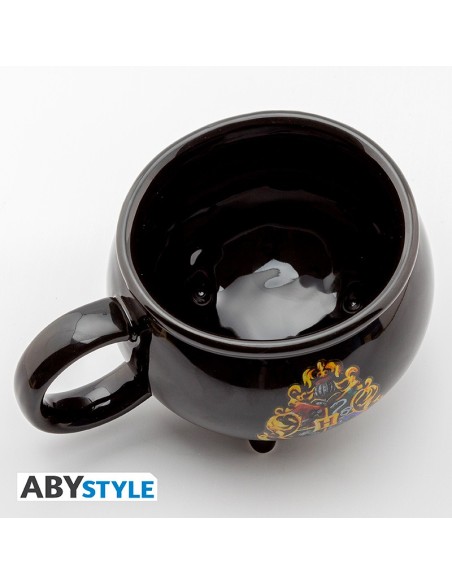 Taza de Cerámica Abystyle Harry Potter Modelo Caldero con Escudo
