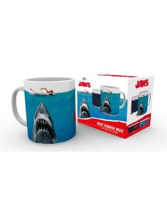 Taza Térmica de Cerámica Abystyle Universal Modelo Tiburón