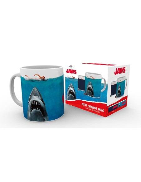 Taza Térmica de Cerámica Abystyle Universal Modelo Tiburón