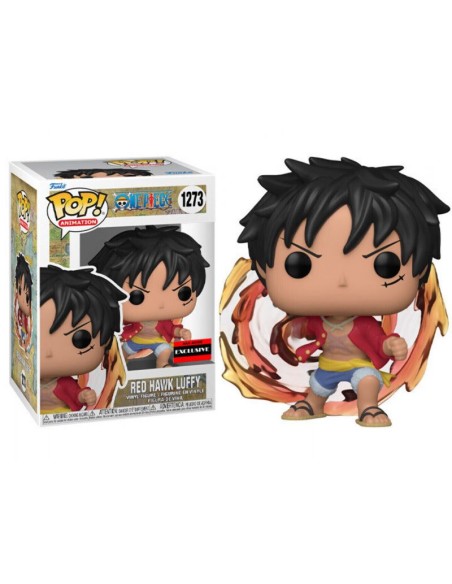 Figura Funko Pop! Animación One Piece Luffy Red Hawk Modelo 1273 | 62701  Edición Especial AAA Exclusive