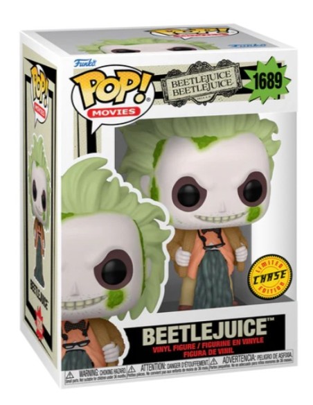 Figura Funko Pop! Películas Beetlejuice Beetlejuice Modelo 1689 | 82653 Edición Chase
