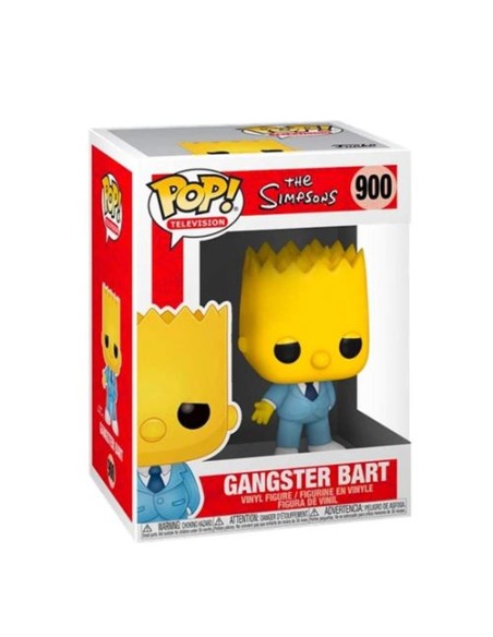 Figura Funko Pop! Televisión Los Simpsons Gangster Bart Modelo 900 | 52947