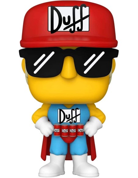 Figura Funko Pop! Televisión Los Simpsons Duffman Modelo 902  | 52955