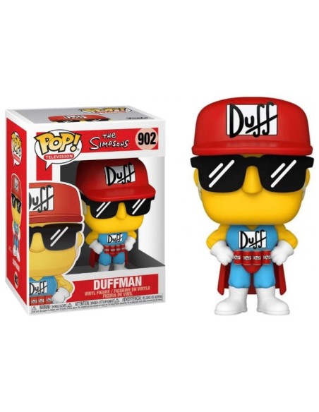 Figura Funko Pop! Televisión Los Simpsons Duffman Modelo 902  | 52955