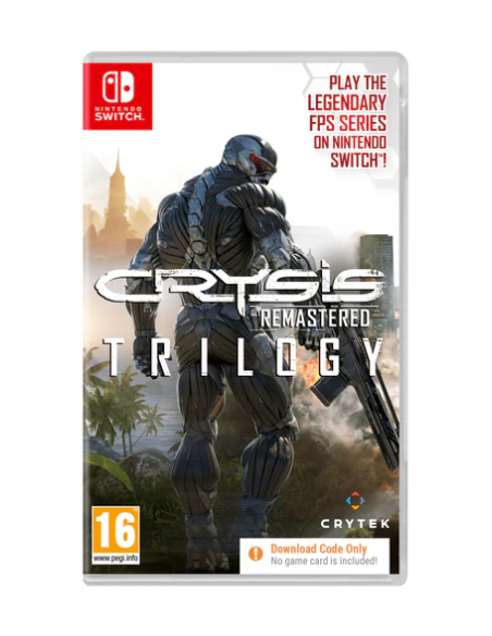 Juego Crysis Remastered Trilogy para Nintendo Switch | Carátula con Código de Descarga