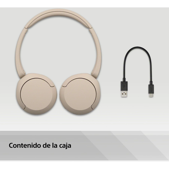 Auriculares Inalámbricos Sony WH-CH520 Color Beige