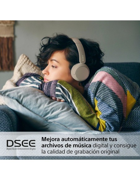 Auriculares Inalámbricos Sony WH-CH520 Color Beige