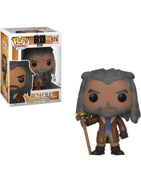 Figura Funko Pop! Series The Walking Dead Ezekiel Modelo 574 | 25202 | Outlet Caja Dañada