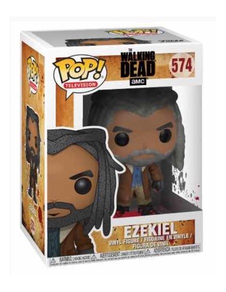 Figura Funko Pop! Series The Walking Dead Ezekiel Modelo 574 | 25202 | Outlet Caja Dañada