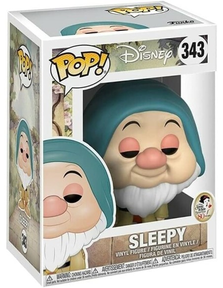Figura Funko Pop! Disney Enanito Blancanieves Dormilón Modelo 343 | 21724
