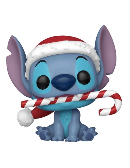 Figura Funko Pop! Disney Lilo y Stitch Stitch con Bastón de Caramelo Modelo 1502 | 80036