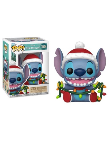 Figura Funko Pop! Disney Lilo y Stitch Stitch con Luces Modelo 1504 | 80038