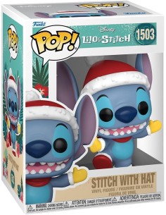 Figura Funko Pop! Disney Lilo y Stitch Stitch con Gorro... 2