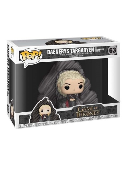 Figura Funko Pop! Televisión Juego de Tronos Daenerys Targaryen en Trono de Rocadragón Modelo 63 | 29165