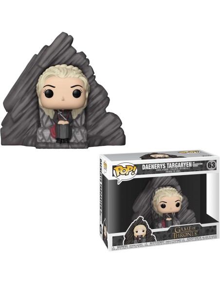 Figura Funko Pop! Televisión Juego de Tronos Daenerys Targaryen en Trono de Rocadragón Modelo 63 | 29165
