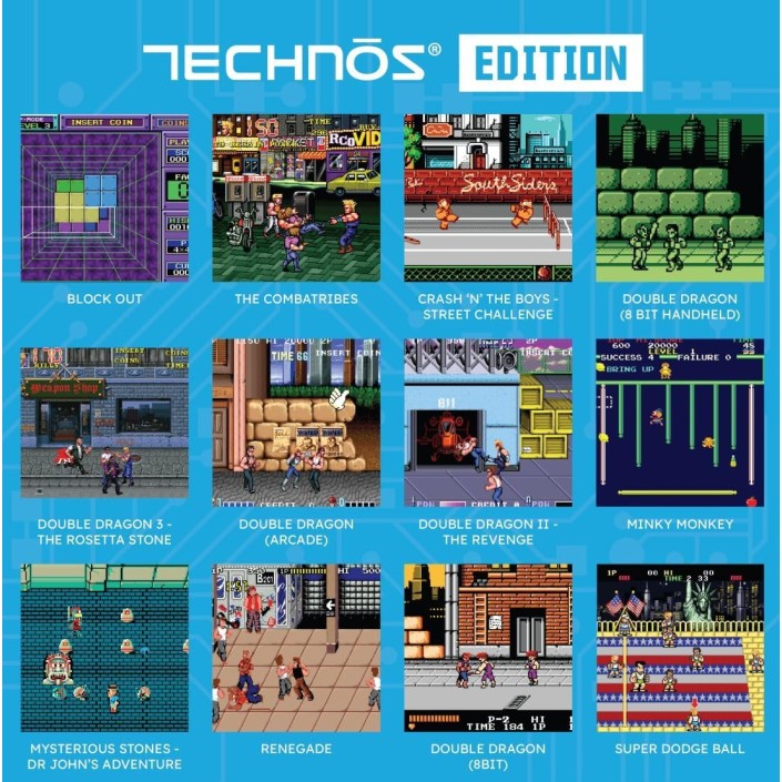 Videoconsola Pocket Retro Technos Edition