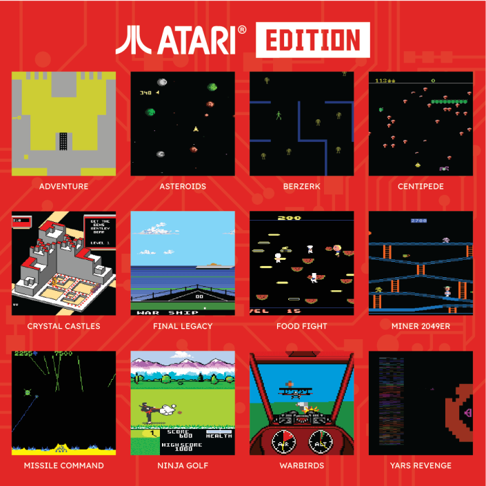 Videoconsola Pocket Retro Atari Edition