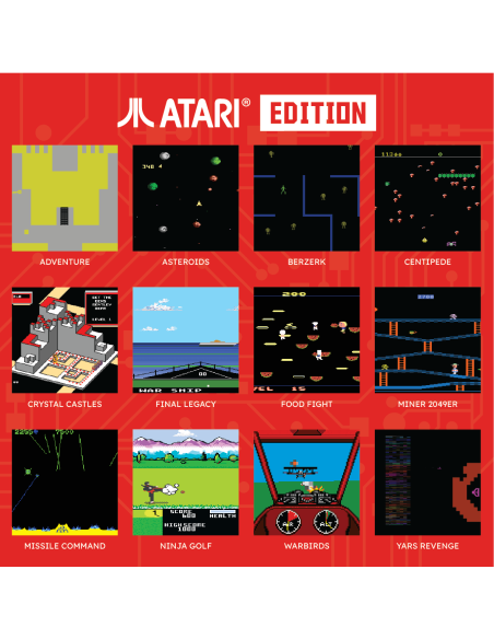 Videoconsola Pocket Retro Atari Edition