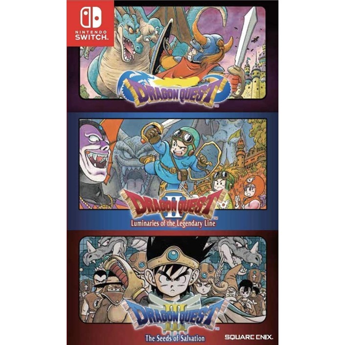 Juego Dragon Quest I, II y III para Nintendo...