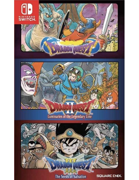 Juego Dragon Quest I, II y III para Nintendo Switch | Importación ASIA