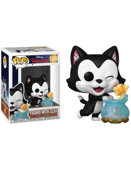Figura Funko Pop! Disney Pinocho Fígaro con Cleo (Pinocchio) Modelo 1025 | 51540