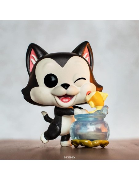 Figura Funko Pop! Disney Pinocho Fígaro con Cleo (Pinocchio) Modelo 1025 | 51540