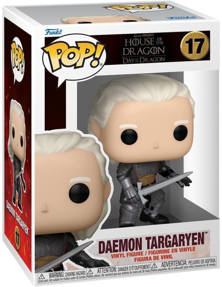 Figura Funko Pop! Series Juego de Tronos Casa del Dragón Daemon Targaryen Modelo 17 | 79724