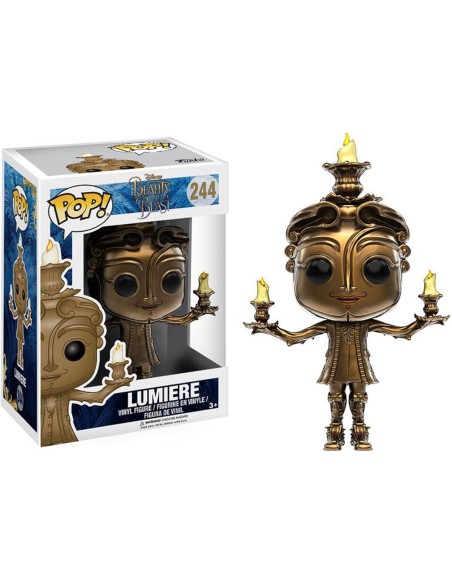 Figura Funko Pop! Disney La Bella y La Bestia Lumiere Modelo 244 | 12319