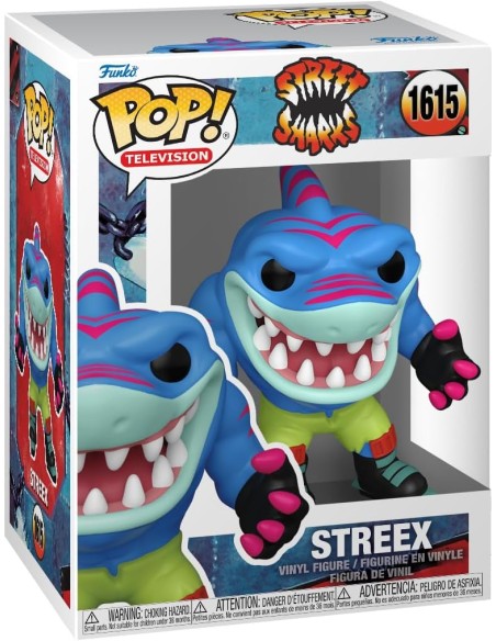 Figura Funko Pop! Televisión Street Sharks Streex Modelo 1615 | 82660