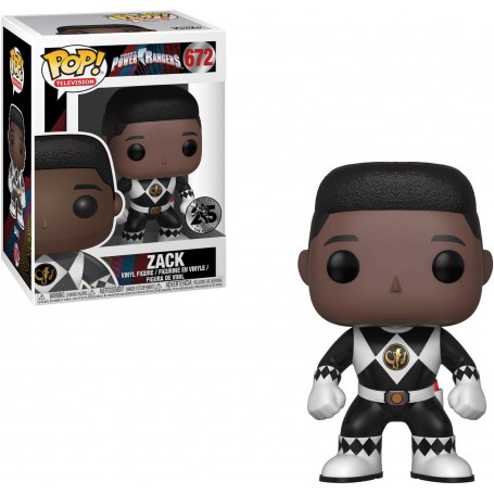 Figura Funko Pop! Power Rangers Zack Ranger Negro Modelo 672 | 32808