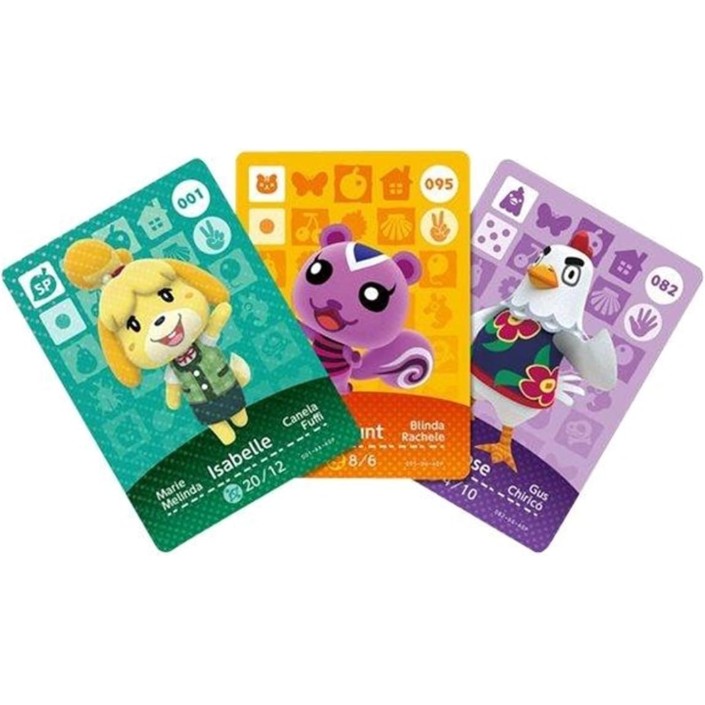Amiibo Cartas Animal Crossing Serie 1 Sobre de...