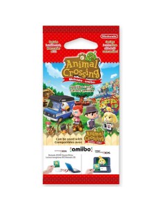 Amiibo Cartas Animal Crossing Welcome Sobre de 3 Cartas