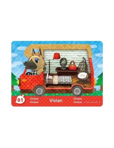 Amiibo Cartas Animal Crossing Welcome Sobre de 3 Cartas