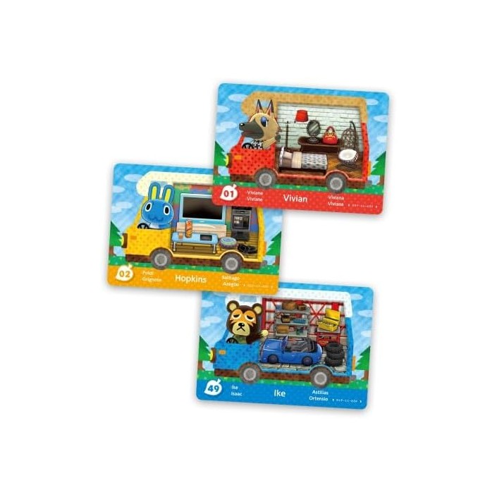 Amiibo Cartas Animal Crossing Welcome Sobre de...